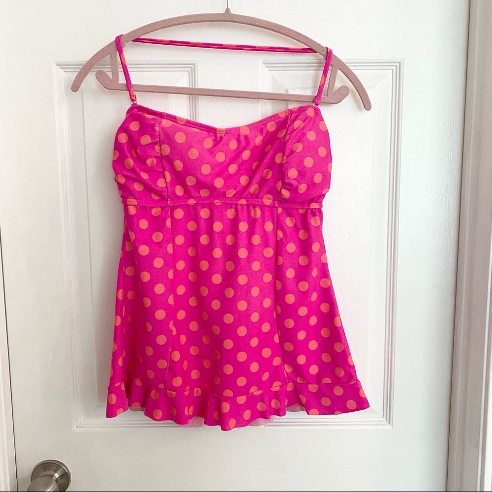 Pink Arizona swim top